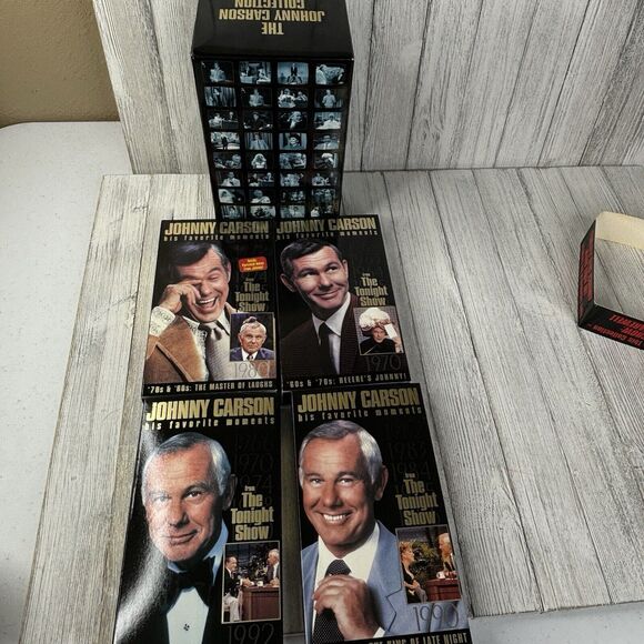 Johnny Carson The Final Show‎ Collection His Favorite Moments (VHS, 4 Tapes) - Picture 2 of 11
